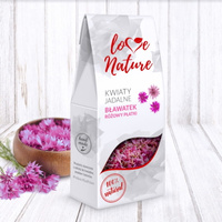 Kwiaty jadalne płatki BŁAWATEK różowy 15g Love NATURE