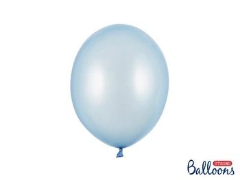 Balony lateksowe strong 23 cm metaliczny NIEBIESKI 10 szt.