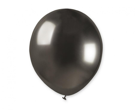 #BL Balony AB50 shiny 5" - grafitowe 90/ 100 szt.