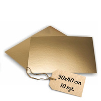 Podkład pod ciasto tacki pod placki 30x40 cm 10 szt. ZŁOTY, 1050g