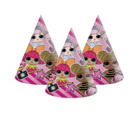 #STAI Czapeczki papierowe LOL Glitterati, 6 szt.