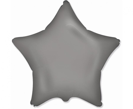 #BFK Balon foliowy 18" FX - Gwiazda (matowa Moonlight Silver) KK