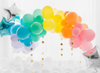 Balony Eco 30cm metalizowane, jasny czerwony (1 op. / 10 szt.)