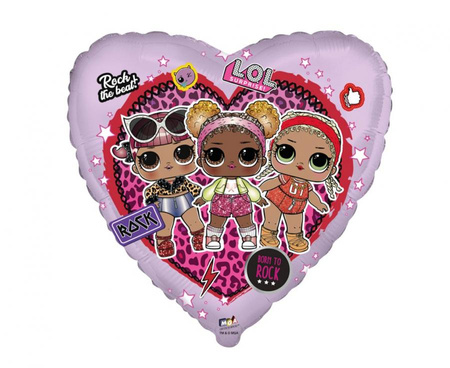 #BFK Balon foliowy 18" FX - LOL: Rock, pakowany KK