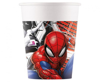 #ZKU Kubeczki papierowe Spiderman World Of Web, 200 ml. 8 szt.