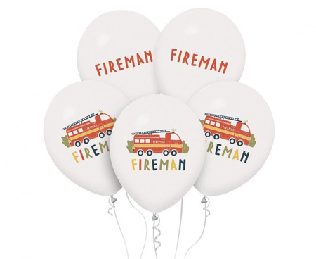 #BL Balony Fireman, 12 cali/ 5 szt.