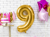 Balon foliowy Cyfra ''3'', 86cm, srebrny
