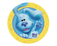 #ZTA Talerzyki papierowe Blue's Clues, 23 cm, 8 szt.