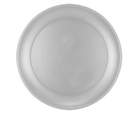 #ZTA Talerz wielokrotnego użytku, srebrny, Decorata Party, 21 cm, 1 szt.