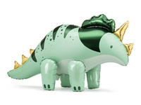 Balon foliowy Triceratops ZIELONY 101x60.5cm Party Deco