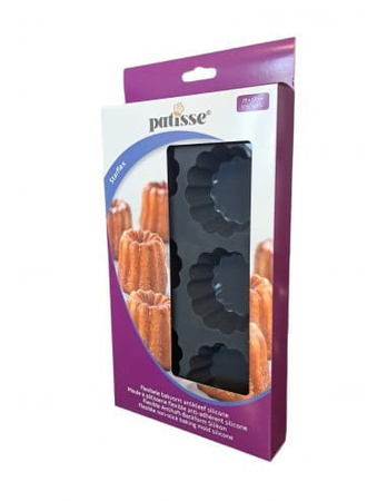 Silikonowa forma na 6 mini tart 29x17cm STARFLEX Patisse