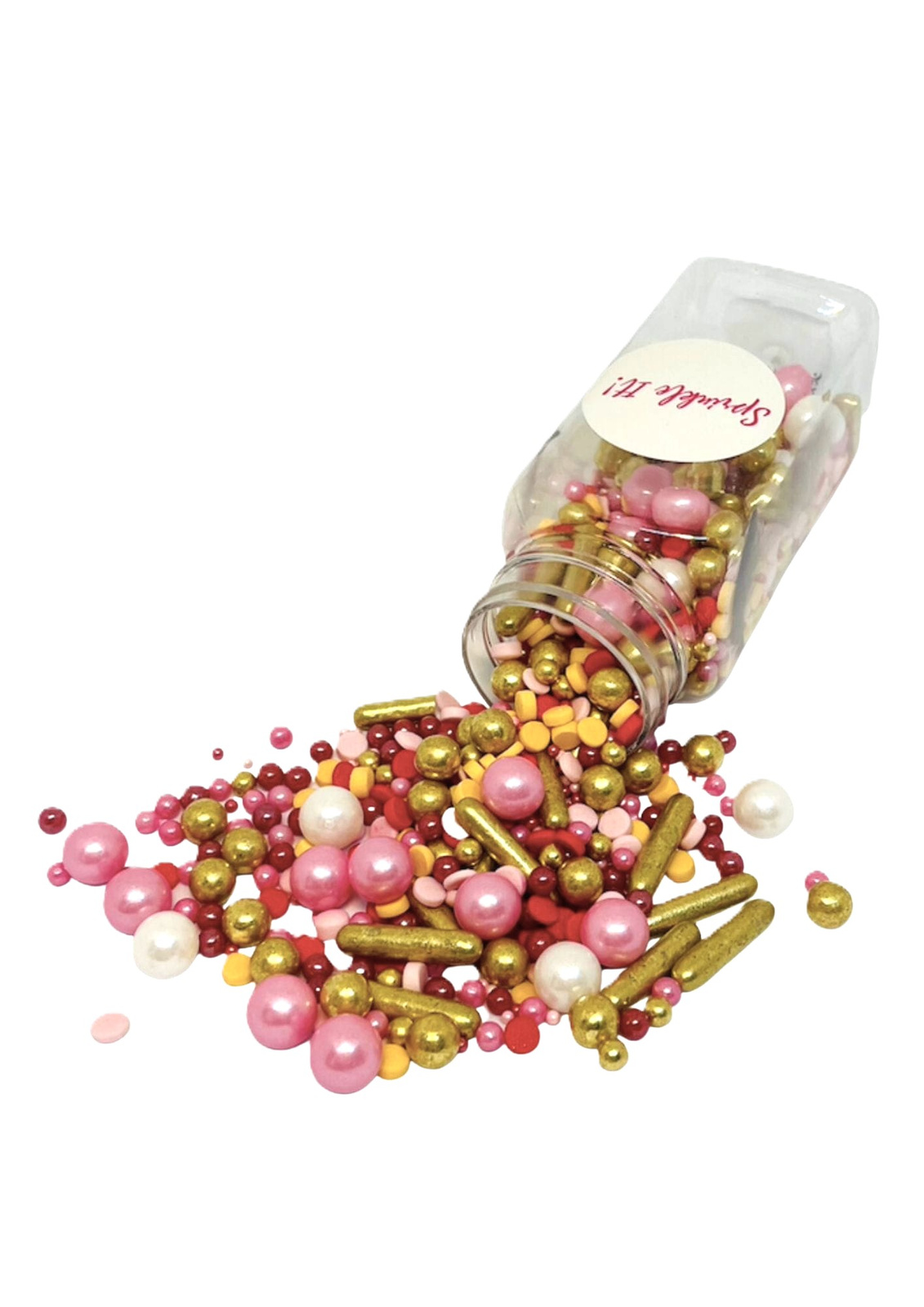Posypka cukrowa Rosegold 100g Sprinkle It - przykłady codziennego zastosowania w deserach