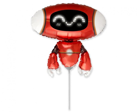 #BFK Balon foliowy 14" FX - Robot Red, niepakowany