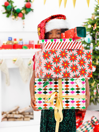 Naklejki świąteczne Zimowy las, mix