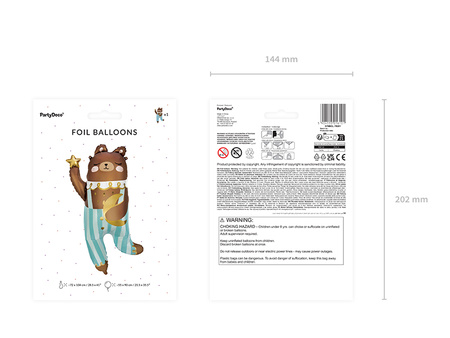 Balon foliowy Serce ze strzałą, 76x55 cm