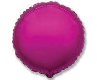 #BFK Balon foliowy 18" FX - Okrągły (purpurowy), niepakowany