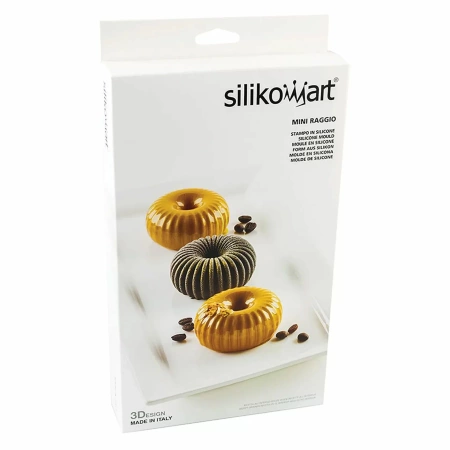 Forma silikonowa promień mały MINI RAGGIO 85 ml 6 gniazd Silikomart