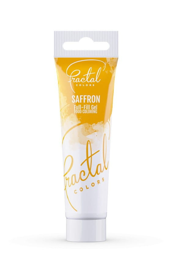 Barwnik spożywczy w żelu Żółty Słoneczny 30g Fractal Colors – opakowanie