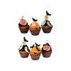 Dekoracje waflowe na tort muffinki Halloween Dynia Duszek Nietoperz 25 szt.Rose Decor