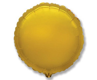 #BFK Balon foliowy 9" FX - Okrągły (złoty), niepakowany
