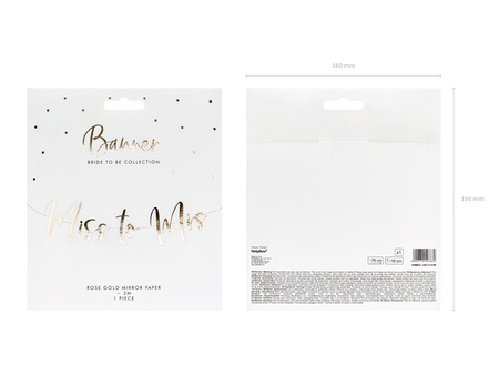 Girlanda bibułowa Nietoperze, czarny, 4m