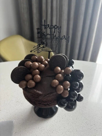 Topper na tort HAPPY BIRTHDAY BRAMKA PIŁKA NOŻNA