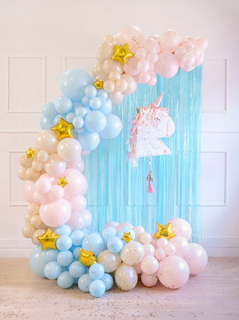 Balon foliowy Cyfra '5', 86cm, złoty