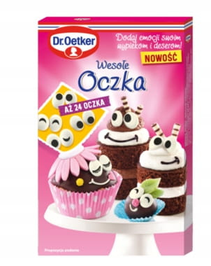Dekoracje cukrowe WESOŁE OCZKA 10g Dr.Oetker