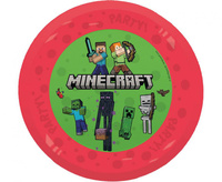 #ZTA Talerzyki wielokrotnego użytku Minecraft, 21cm, 4 szt.
