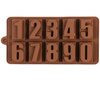 Forma silikonowa do czekolady i dekoracji CYFERKI 21x10 cm