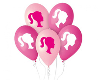 #BL Balony Premium My Pink World - Z Kucykiem, 12"/ 5 szt.