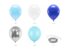 Czapeczki Happy Birthday, mix, 16cm (1 op. / 6 szt.)