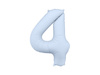 Balon foliowy Cyfra '6', 86cm, mocca
