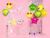 Balon foliowy Litera ''E'', 35cm, holograficzny