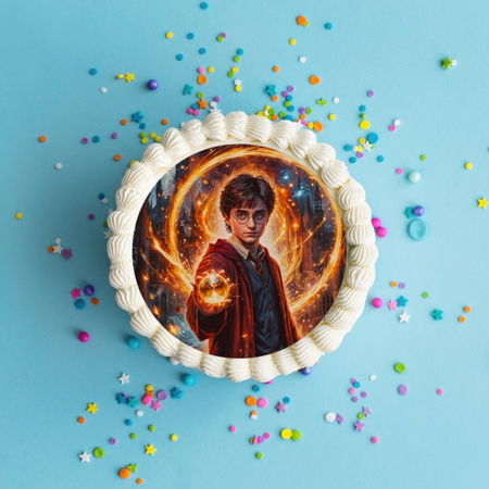 Opłatek na tort HARRY POTTER WZ. XV