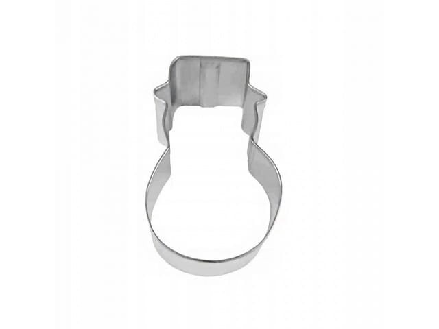 Foremka do ciastek i pierników w kształcie bałwanka 6 cm ze stali nierdzewnej