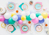 Balony Eco 30cm pastelowe, czerwony (1 op. / 10 szt.)