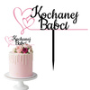 Topper na tort bento cake mini topperek 10x7 cm KOCHANEJ BABCI DZIEŃ BABCI WZ.II