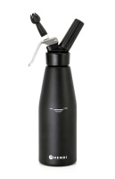 Syfon do bitej śmietany Kitchen Line, 0,95L, czarny, ⌀95x(H)320mm HENDI