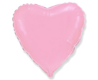 #BFK Balon foliowy 18" FX - Serce (różowe delikatne), niepakowany
