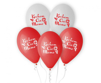 #BL Balony Kocham Cię Mamo, 12"/ 5 szt.