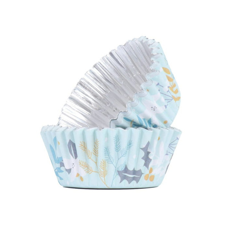 Świąteczne papilotki do muffinek FLORAL FESTIVES 30 szt. PME