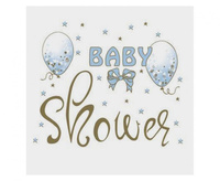 #ZSE Serwetki Baby Shower Blue, 33x33 cm, 20 szt.