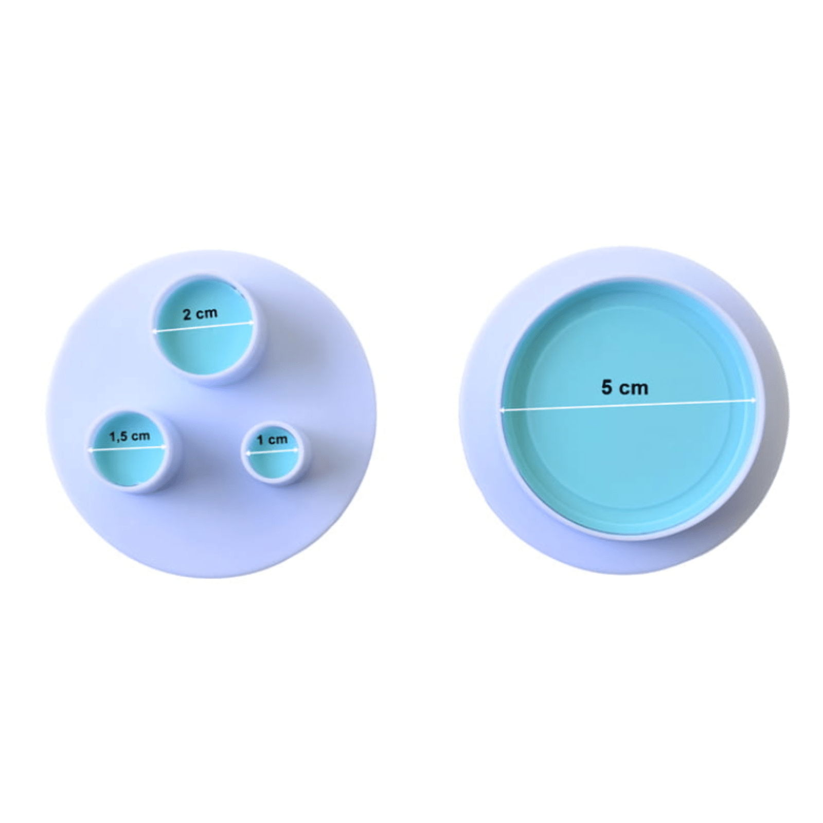 Foremki wykrawaczki koła kółka – zestaw różnych średnic