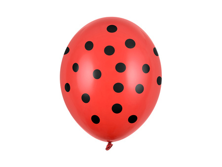 Balony 30cm, Nietoperze, Pastel M. Orange (1 op. / 6 szt.)