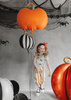 Balon foliowy Dynia w paski, 39x38 cm, mix