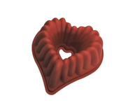 Forma silikonowa serce babka 23x24x8cm