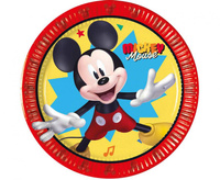 #ZTA Talerzyki papierowe Mickey Jump Into Fun, 20 cm, 8 szt.
