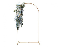 #BAS Stelaż z łukiem, złoty, 120x220cm (18 elem. + wkręty)