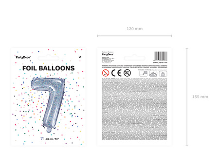 Balony neonowe 25cm, mix (1 op. / 5 szt.)